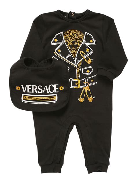 leo e tutina di versace|I completi Versace per Bambino .